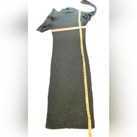 Wilfred Olive Green Jersey Long Sleeve Dress, Maxi,  Med. - Picture 5 of 9